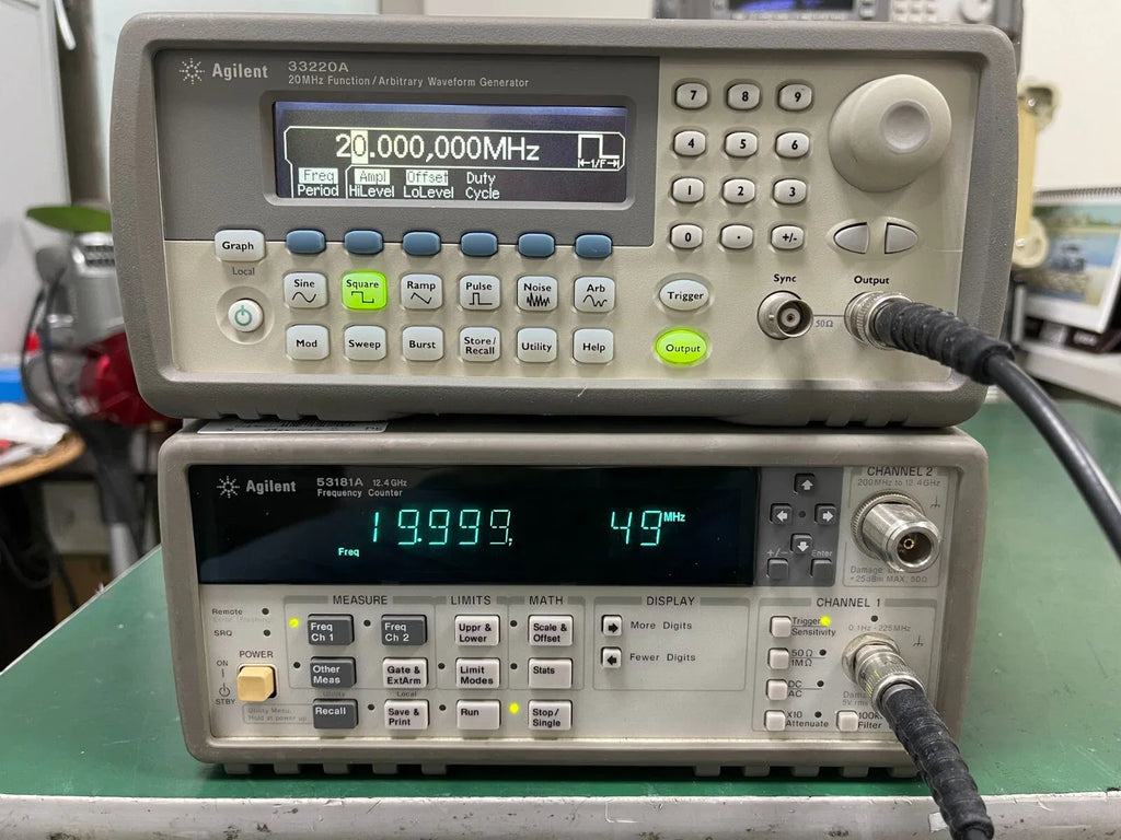 Agilent Keysight 53181A Universal Frequency Counter - 10 Digits/s, 12.4GHz - ZYYKZ Test Equipment