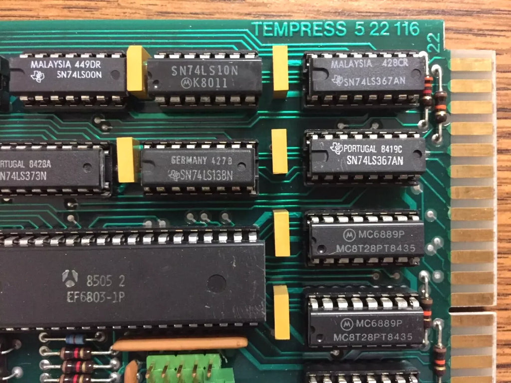 Tempress 5-22-116 DPT DTC Series Diffusion Furnace Control Board - ZYYKZ Test Equipment