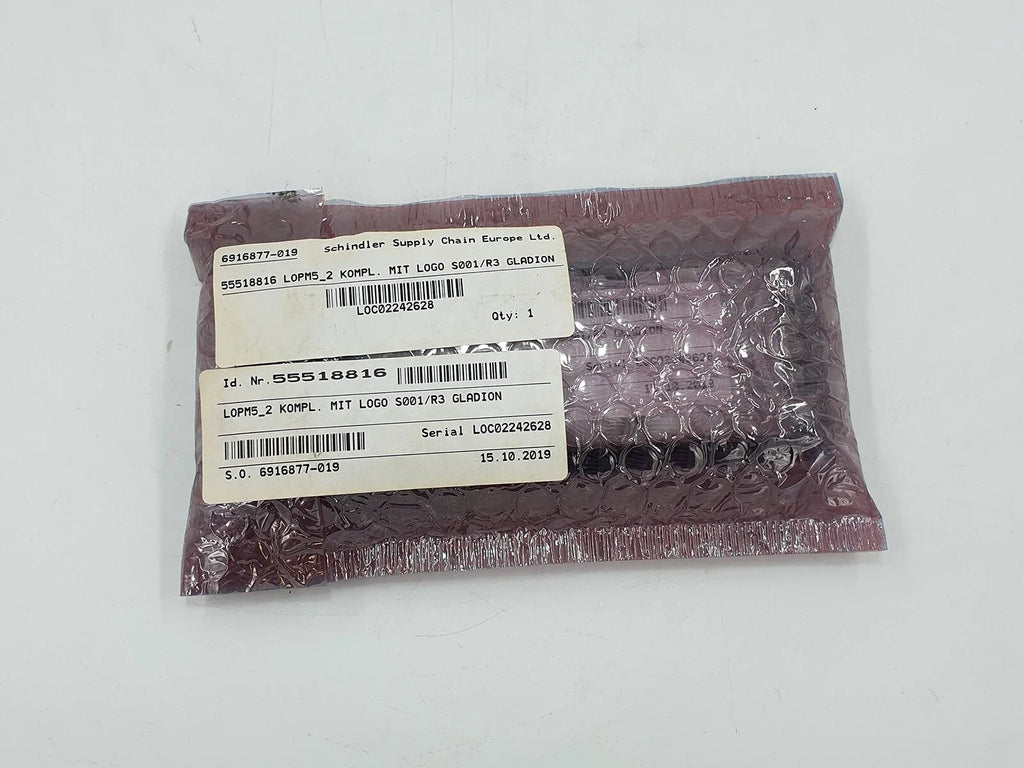Schindler Elevator Touch Panel Model 55518816 - User Interface Replacement - ZYYKZ Test Equipment