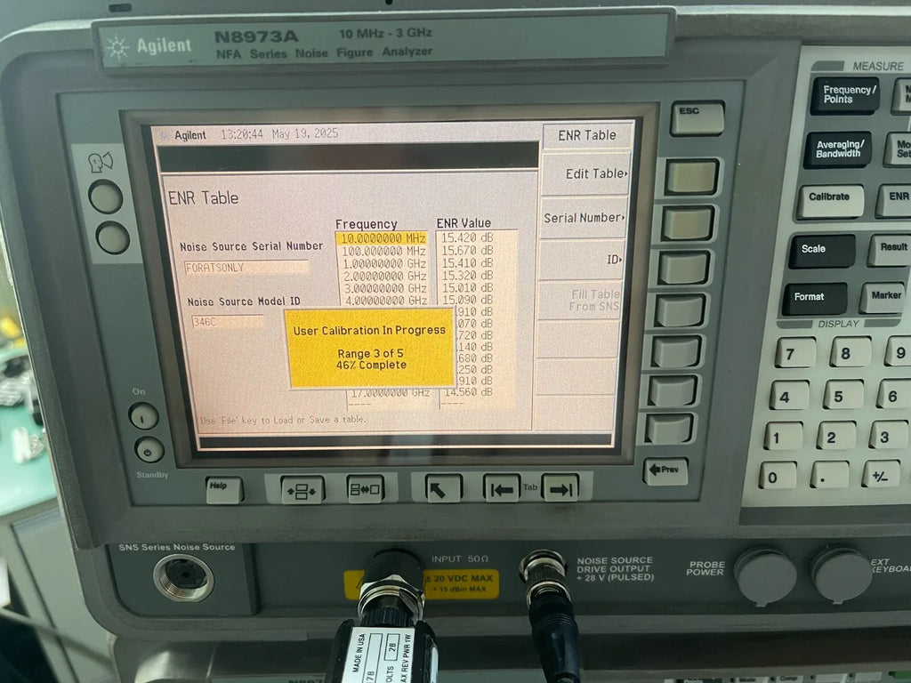 Agilent N8973A Noise Figure Analyzer 10 MHz to 3 GHz - ZYYKZ Test Equipment