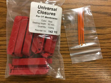 Load image into Gallery viewer, Spectrum Labs 142152 Red Universal Closure, Cellulose Ester, 50mm, Pack of 10 - ZYYKZ Test Equipment