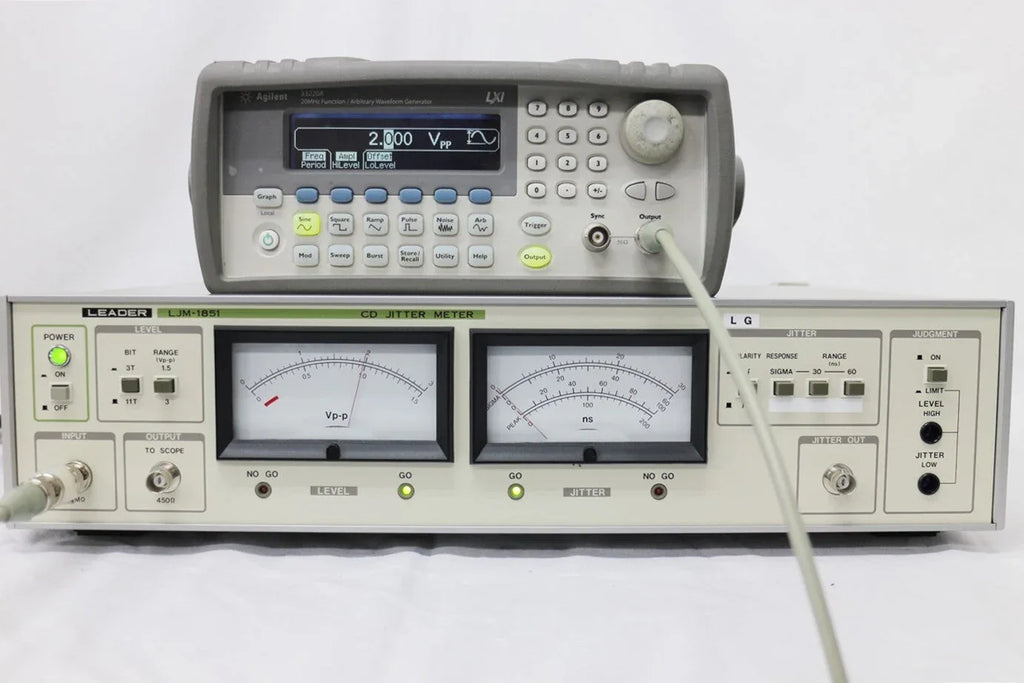 LEADER LJM-1851 CD Jitter Meter - Precision Audio Signal Analyzer - ZYYKZ Test Equipment
