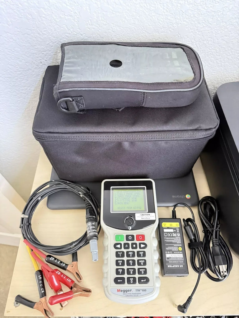 MEGGEE TTR100 Single & Three Phase Transformer Turn-Ratio Tester - ZYYKZ Test Equipment
