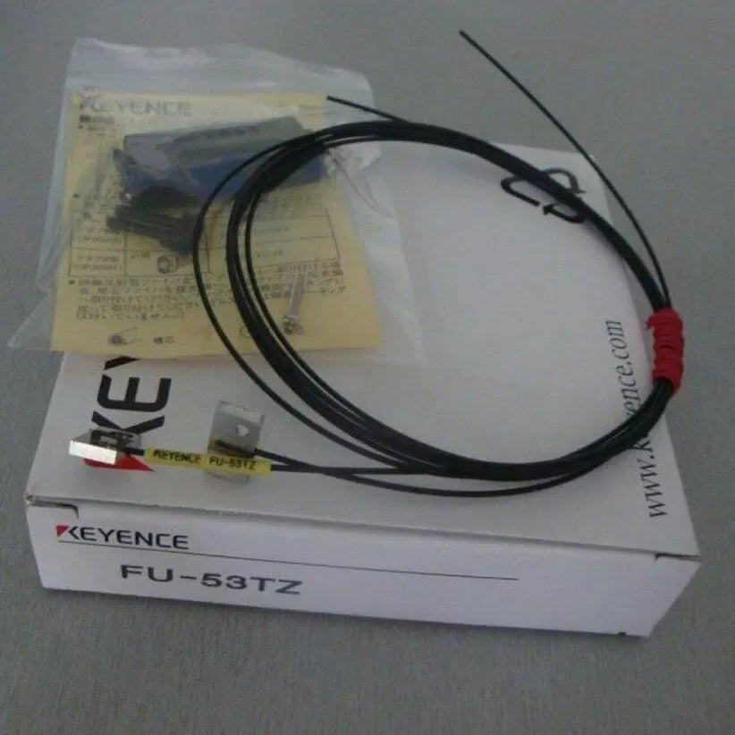 Keyence FU-53TZ Fiber Optic Sensor with Cable - High Precision Detection - ZYYKZ Test Equipment