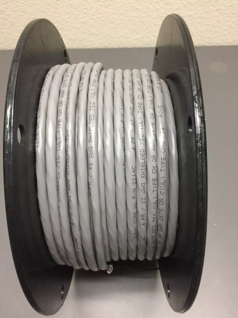 Alpha 2214C 22 AWG 4-Pair Communication & Control Cable - ZYYKZ Test Equipment