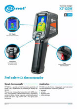 Load image into Gallery viewer, Sonel KT-120M Thermal Imaging Camera with Alarm - 0.5°C Accuracy, 120x90 Resolution