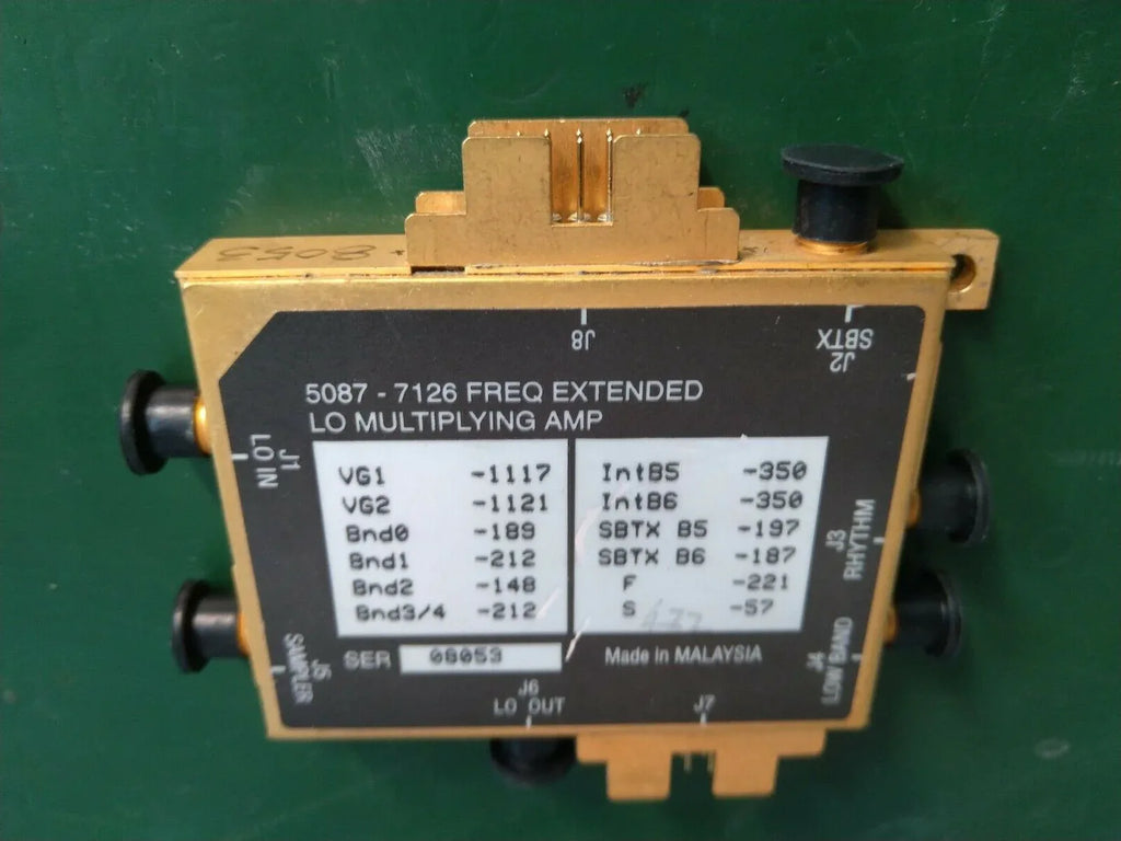 HP Agilent 5087-7126 Frequency Extended LO Multiplying Amplifier for E4446A Spectrum Analyzer - ZYYKZ Test Equipment