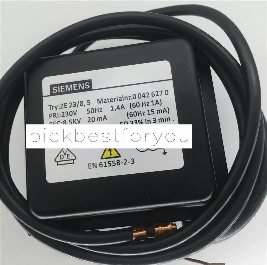 Siemens ZE23 Ignition Transformer 240V 1A 8.5KV Output Voltage - ZYYKZ Test Equipment