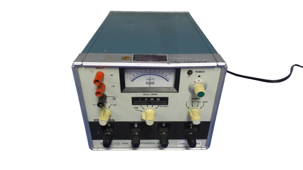 Fluke 893A AC/DC Differential Voltmeter - High Precision Measurement - ZYYKZ Test Equipment