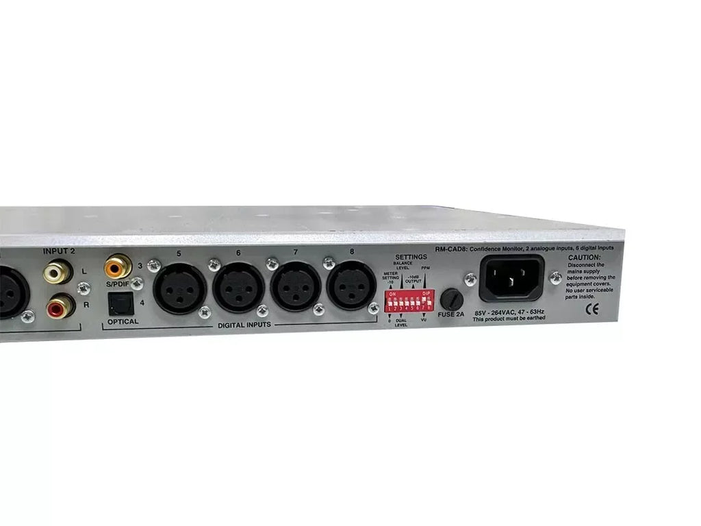 Sonifex RM-CAD8 Confidence Monitor with 2.8-Inch TFT Color Display - ZYYKZ Test Equipment