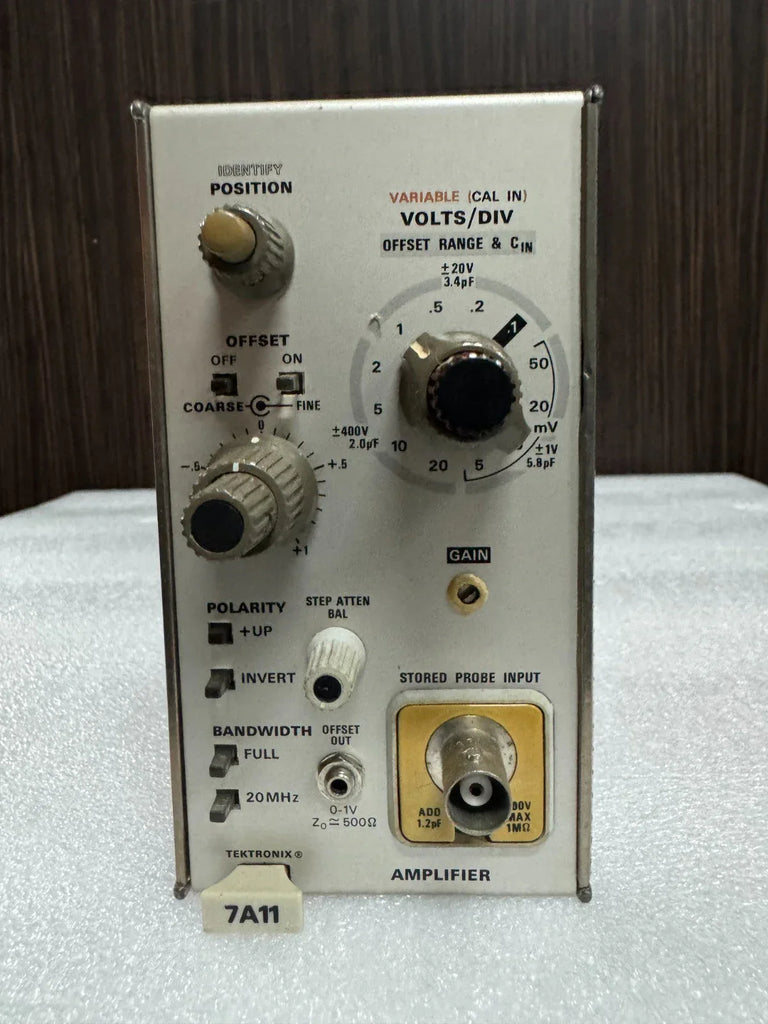 Tektronix 7A11 Wideband Amplifier Module - ZYYKZ Test Equipment