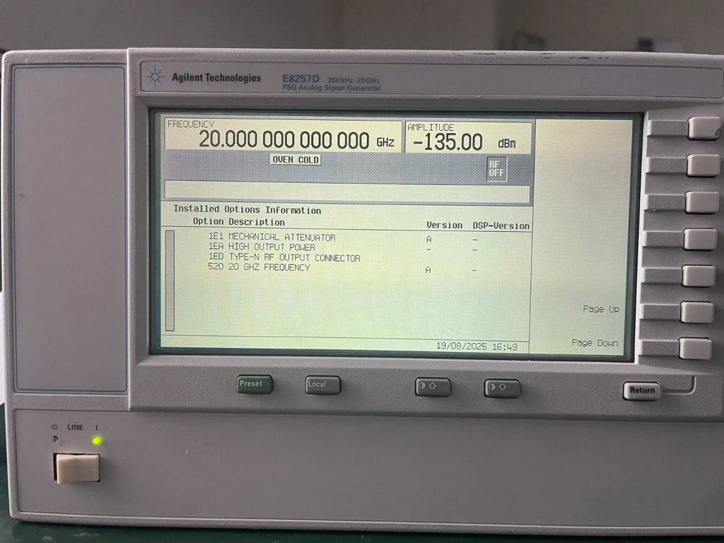 Agilent E8257D PSG Analog Signal Generator 250 KHz - 20 GHz - ZYYKZ Test Equipment