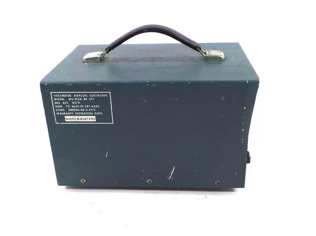 Millivac Instruments MV-912A-BP-SC1 Precision AC Millivoltmeter - ZYYKZ Test Equipment