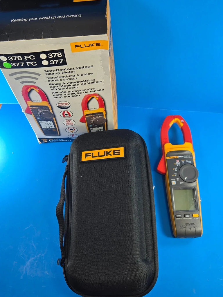 Fluke 377 FC True RMS Non-Contact Voltage Clamp Meter with iFlex - ZYYKZ Test Equipment