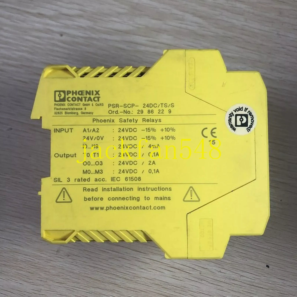 Phoenix Contact PSR-SCP-24DC/TS/S Safety Relay 24 V DC - ZYYKZ Test Equipment