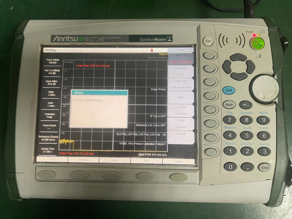 Anritsu MS2724B Spectrum Master Handheld Spectrum Analyzer - ZYYKZ Test Equipment