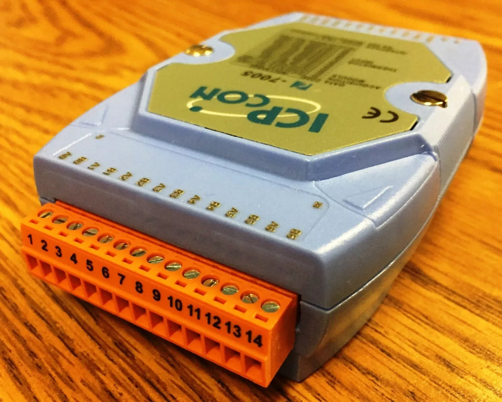 ICP I-7005 8-Channel Thermistor Input & 6-Channel Alarm Output Module - ZYYKZ Test Equipment