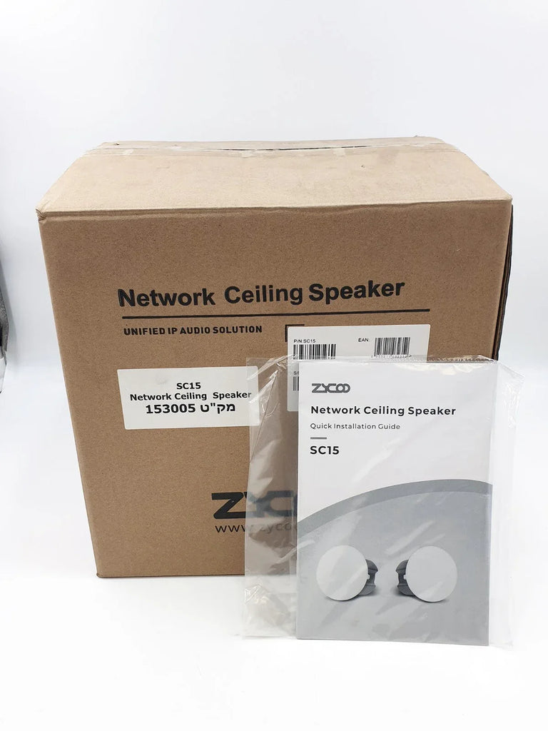 ZYC00 Network Ceiling VoIP Speaker with IP Connectivity - ZYYKZ Test Equipment