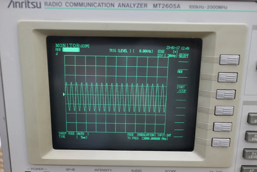 Anritsu MT2605A Radio Communication Tester for Mobile Network Analysis - ZYYKZ Test Equipment
