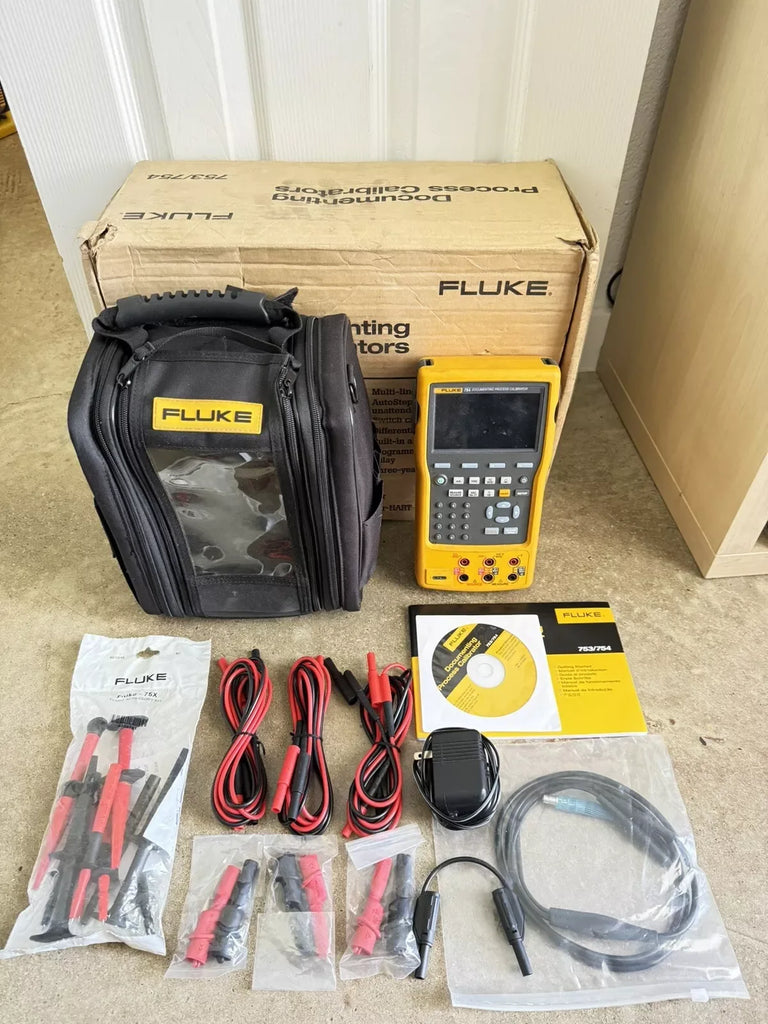 Fluke 754 Documenting Process Calibrator with HART Communication Interface - ZYYKZ Test Equipment