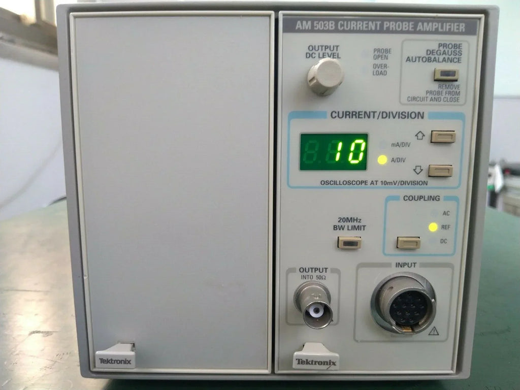 Tektronix TM502A Power Module with AM503B/AM503S Current Probe Amplifier - ZYYKZ Test Equipment