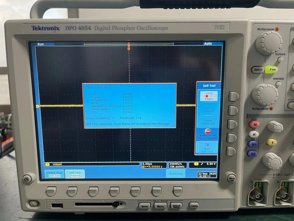 Tektronix DPO4054 Digital Phosphor Oscilloscope 500 MHz, 4 Channels - ZYYKZ Test Equipment