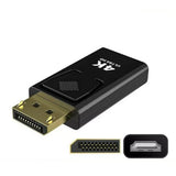 4K DisplayPort to HDMI Adapter - Ultra HD Male to Female Converter