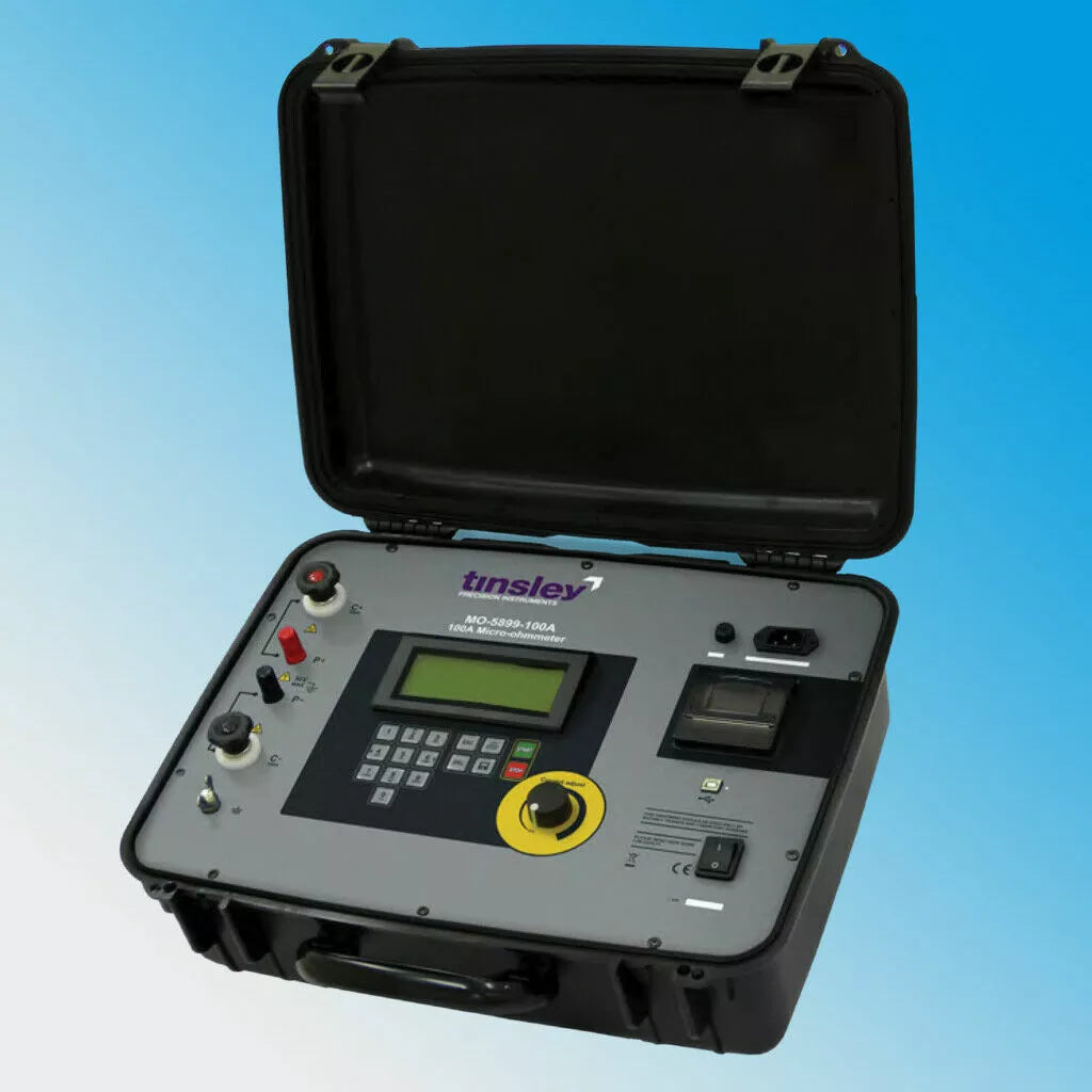 Tinsley MO-5899-100A Digital Micro-Ohmmeter - 100 Amps, 300 mΩ