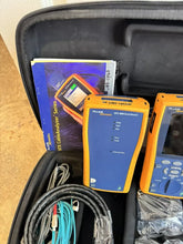 Load image into Gallery viewer, Fluke Networks DTX-1800 CableAnalyzer Cat6/Cat6a Certification Test Set with DTX-PLA002 &amp; DTX-CHA002 Accessories - ZYYKZ Test Equipment