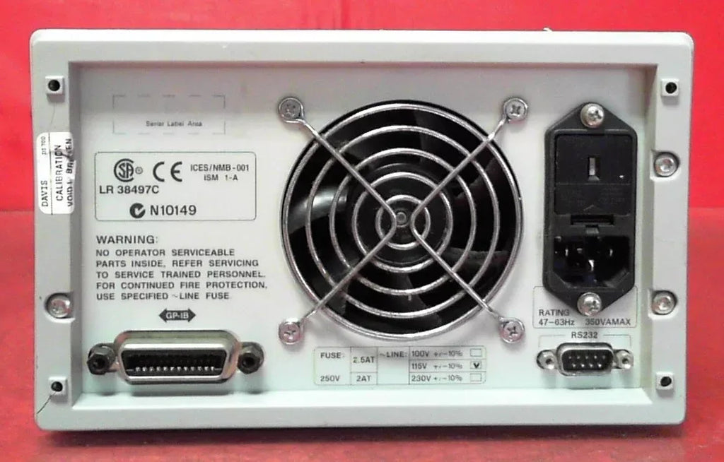 Agilent E3631A Triple Output DC Power Supply 80W 6V 5A - ZYYKZ Test Equipment