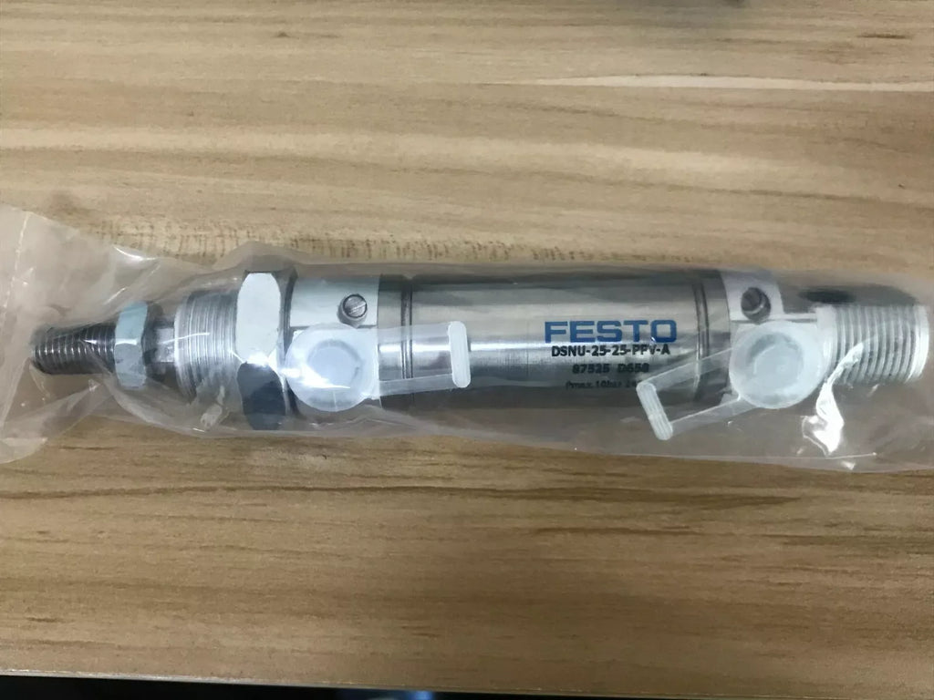 FESTO DSNU-25-25-PPV-A Compact Pneumatic Cylinder, 25mm Bore, 25mm Stroke - ZYYKZ Test Equipment
