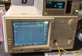 Ando AQ6317 Optical Spectrum Analyzer with 600 nm to 1700 nm Wavelength Range - ZYYKZ Test Equipment