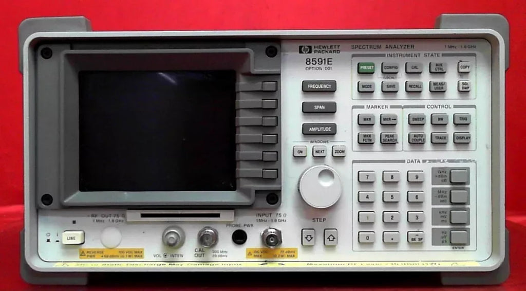 HP 8591E Spectrum Analyzer 9 kHz to 1.8 GHz - ZYYKZ Test Equipment