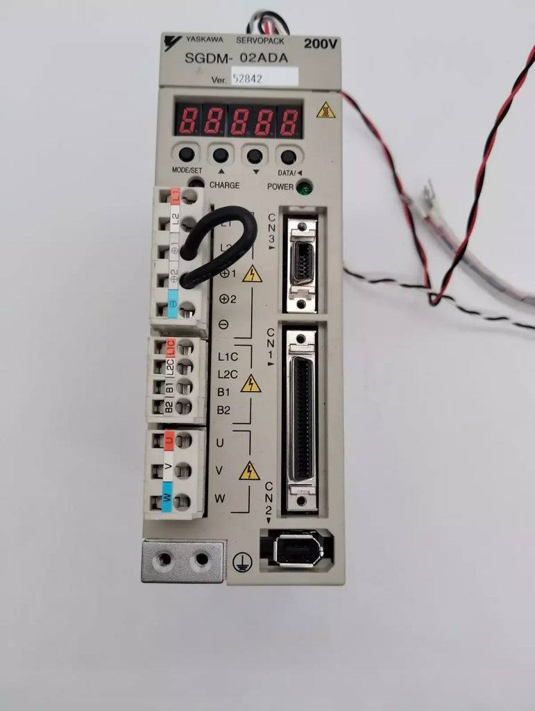Yaskawa SGDM-02ADA 200W 240V AC Precision Servo Pack Driver Controller - ZYYKZ Test Equipment