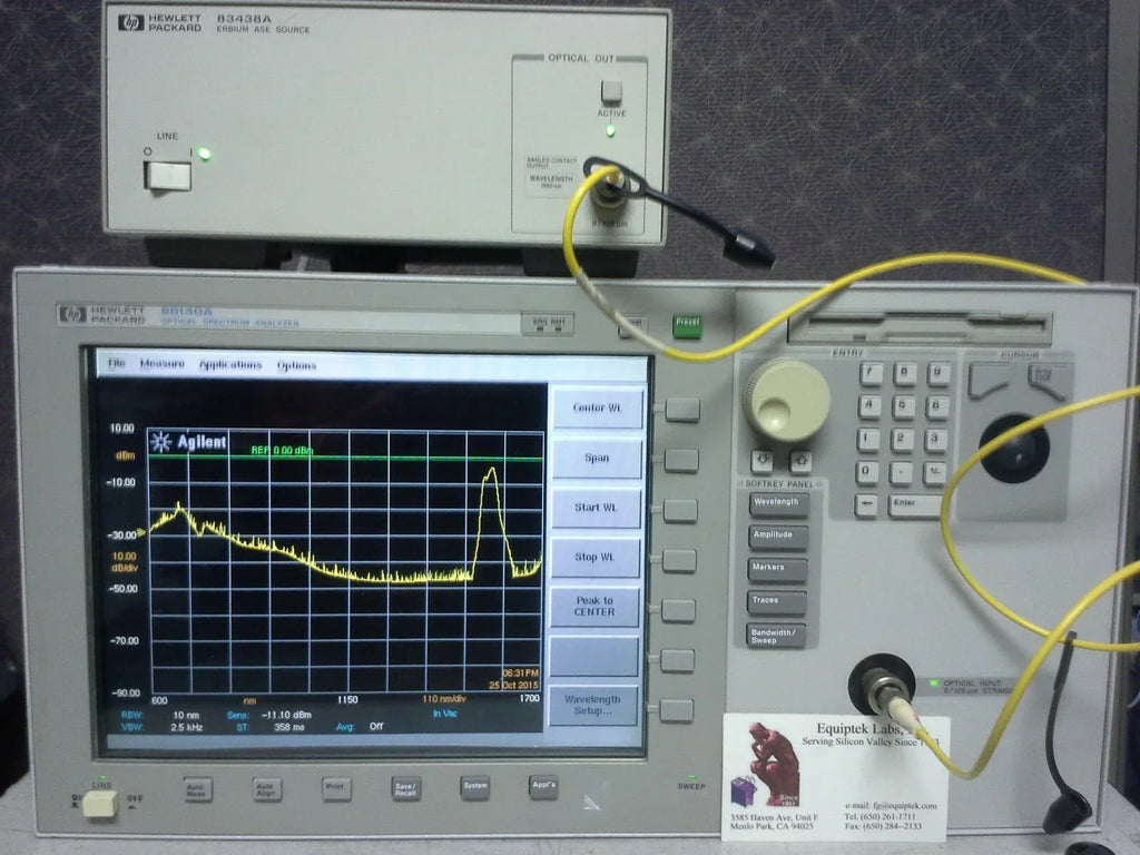 Agilent 86140A High-Resolution Optical Spectrum Analyzer - ZYYKZ Test Equipment