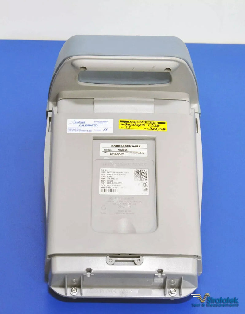 Rohde & Schwarz FSH6 Spectrum Analyzer 100kHz - 6GHz with PreAmp Calibration