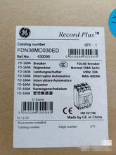 Load image into Gallery viewer, FDN36MC030ED Miniature Circuit Breaker 30A 1-Pole - ZYYKZ Test Equipment