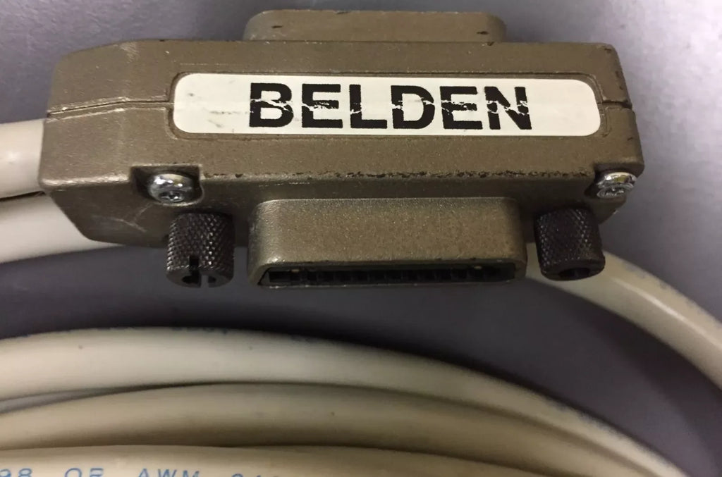 Belden Shielded CM 6PR26 10C26 1C24 E108998 50FT Cable with Connectors - ZYYKZ Test Equipment