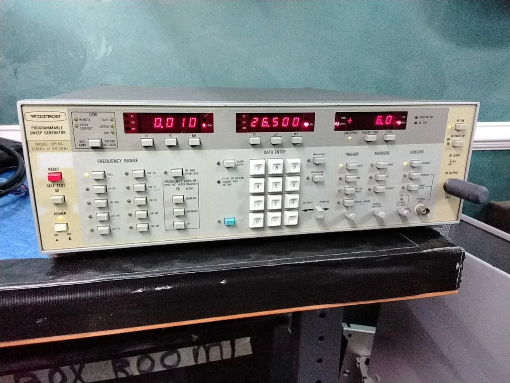 Wiltron 6659A Programmable Sweep Generator 10MHz–26.5GHz - ZYYKZ Test Equipment