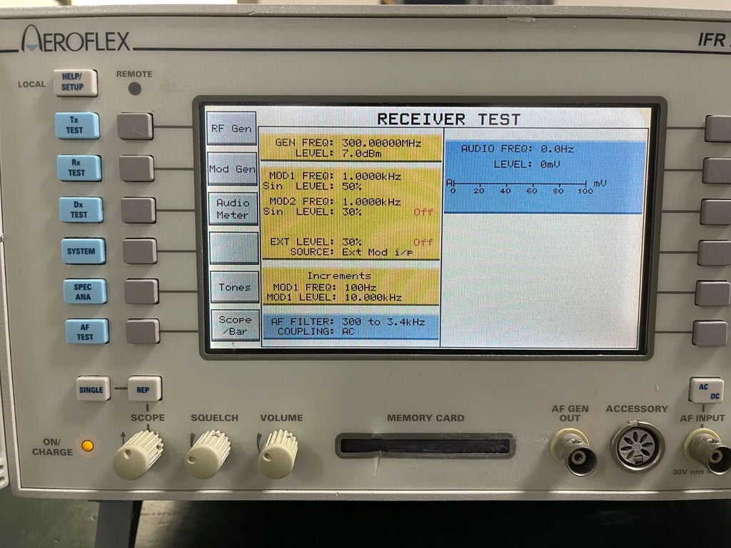 IFR Aeroflex Marconi 2945B Communication Service Monitor with 509/750 Modules - ZYYKZ Test Equipment