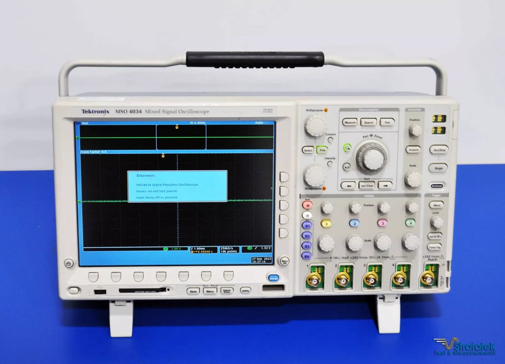Tektronix MSO 4034 350MHz Digital Phosphor Oscilloscope - 4 Channel, Calibrated, 2.5GS/s