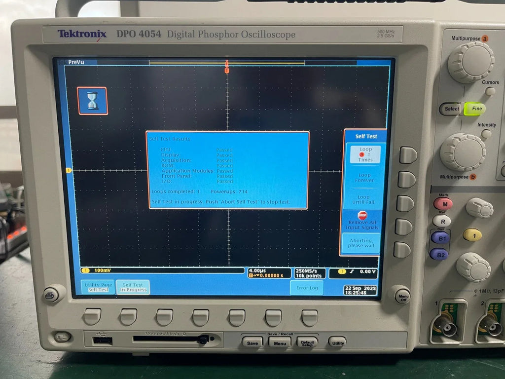 Tektronix DPO4054 500MHz 4-Channel Digital Phosphor Oscilloscope 2.5GS/s - ZYYKZ Test Equipment