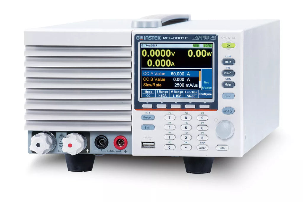 GW Instek PEL-3032E Programmable DC Electronic Load - 300W, 500V, 1.5A/15A