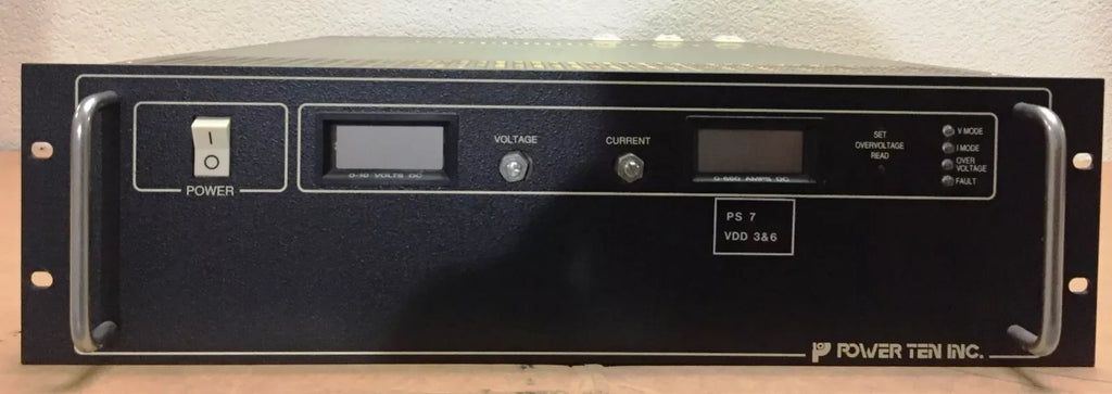 Power Ten P63C-10660D High Current Heavy Duty DC Power Supply 60V 10A - ZYYKZ Test Equipment