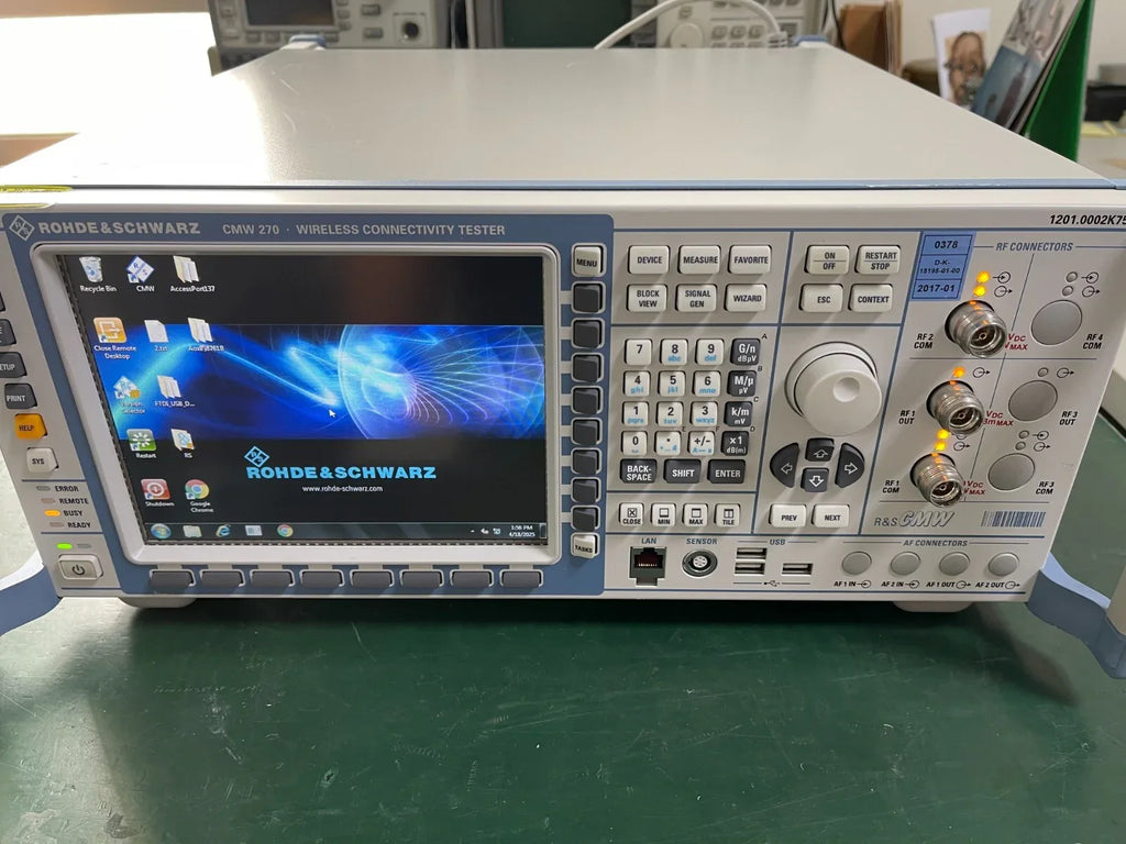 Rohde & Schwarz CMW270 Wireless Connectivity Tester for Bluetooth Testing - ZYYKZ Test Equipment