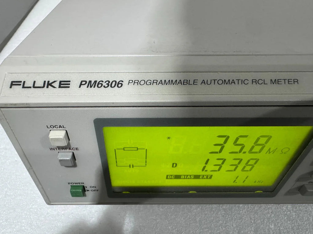Fluke Programmable Automatic RCL Meter for Precision Component Testing - ZYYKZ Test Equipment
