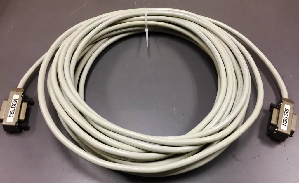 Belden Shielded CM 6PR26 10C26 1C24 E108998 50FT Cable with Connectors - ZYYKZ Test Equipment
