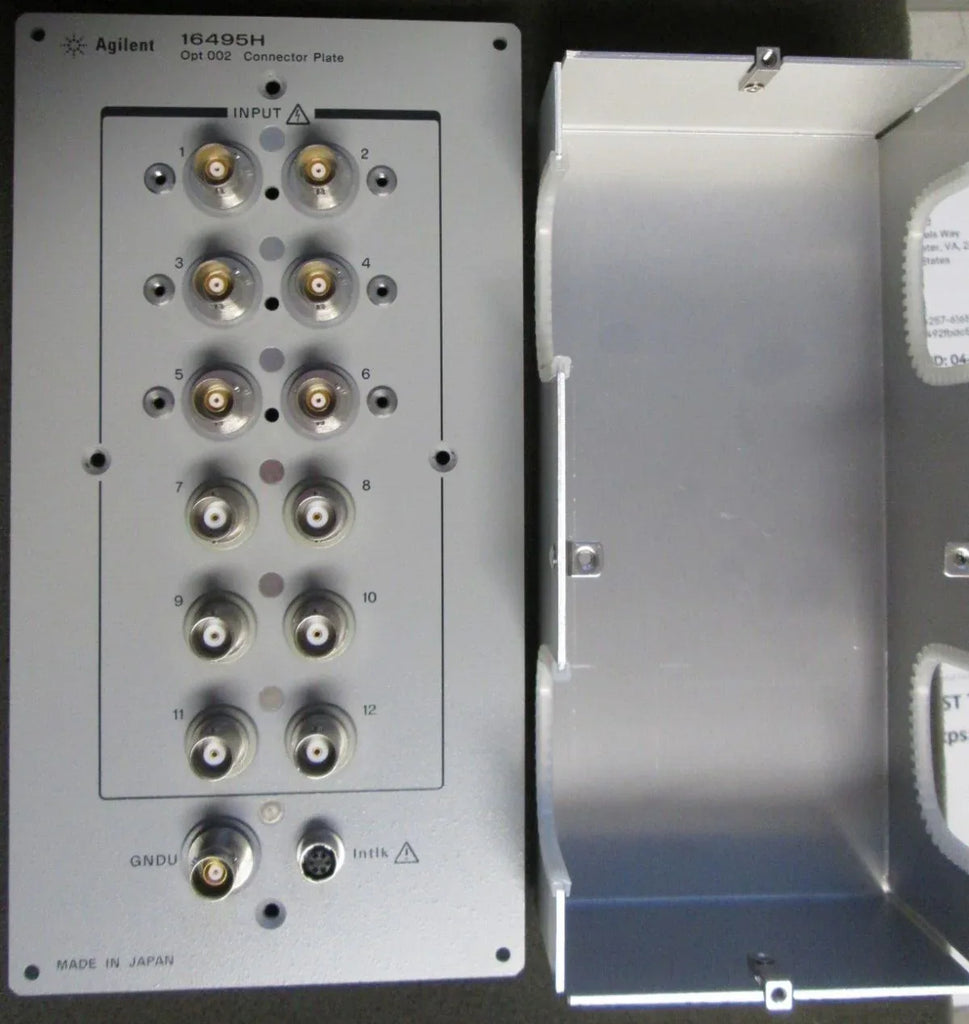 Keysight Connector Plate for Semiconductor Parameter Analyzers - ZYYKZ Test Equipment