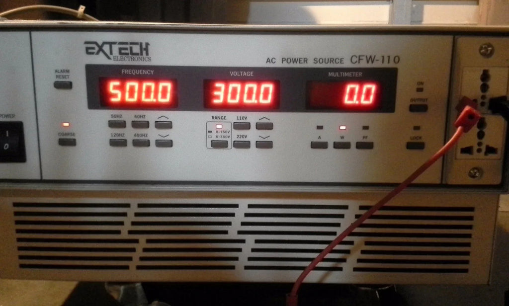 Extech 1000VA AC Power Source 0-300V 45-500Hz Adjustable Frequency - ZYYKZ Test Equipment