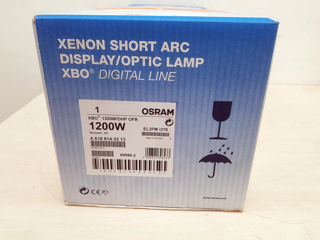 Osram XBO DHP OFR VS1 1200W Xenon Arc Lamp Bulb - ZYYKZ Test Equipment